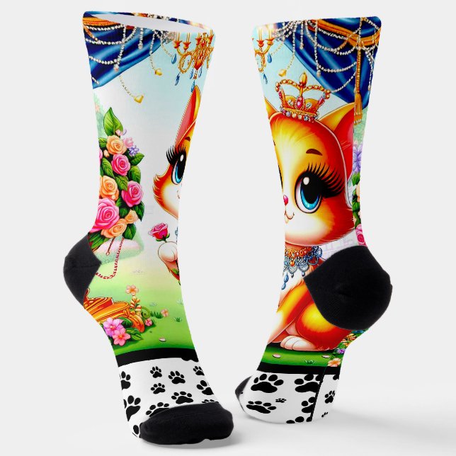 Chaussette Fairytale Feline (Angulaire)