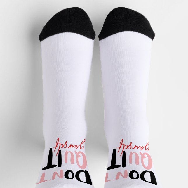 Chaussette Faites-le vous-même Chaussettes d'équipage (Haut)