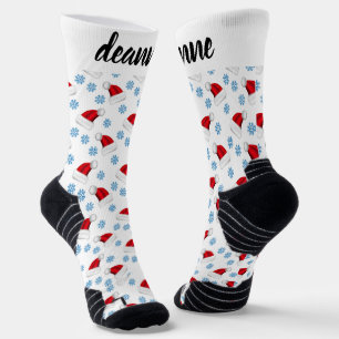 Chaussette Famille de Noël simple et élégante