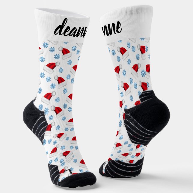 Chaussette Famille de Noël simple et élégante (Angulaire)
