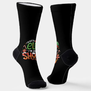 Chaussette Fantastique Noël elf hommes courts femmes enfants