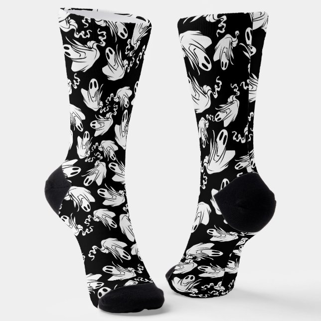 Chaussette Fantômes Amicaux Halloween  (Angulaire)