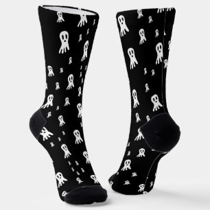 Chaussette Fantômes d'Halloween foncé