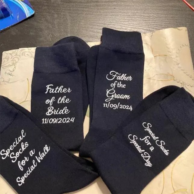 Chaussette Father of the Bride Socks, Wedding Party (Créateur téléchargé)