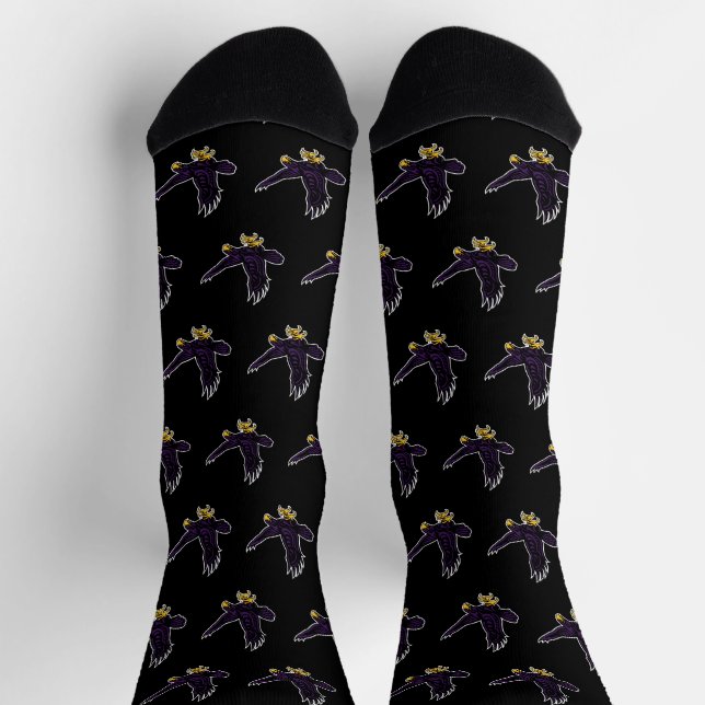Chaussette Faucon du Hunter College (Haut)