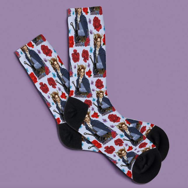 Chaussette Faune cornu Fae Fantastique  (Créateur téléchargé)