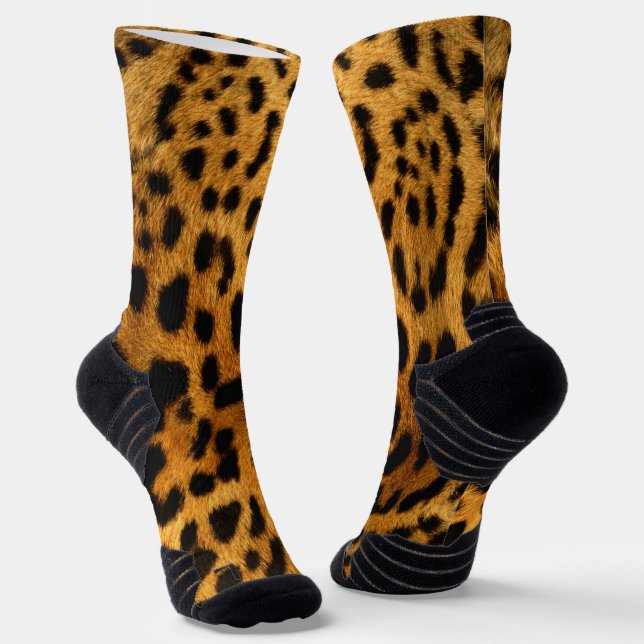 Chaussette Fausse Peau de Léopard (Angulaire)