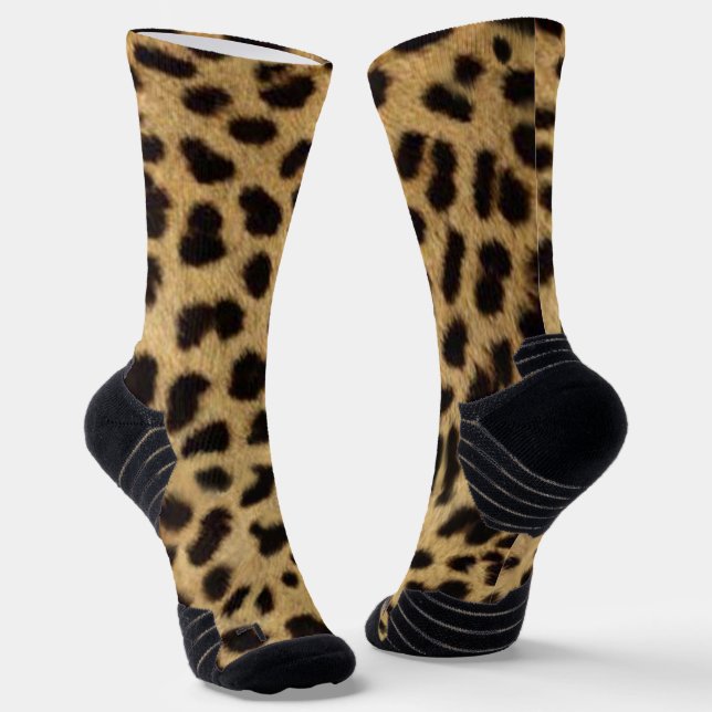 Chaussette Faux Cheetah Skin (Angulaire)