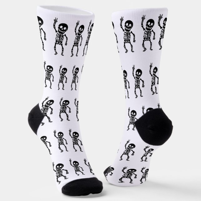 Chaussette FDT Trump Funny Anti Trump Skeleton (Angulaire)