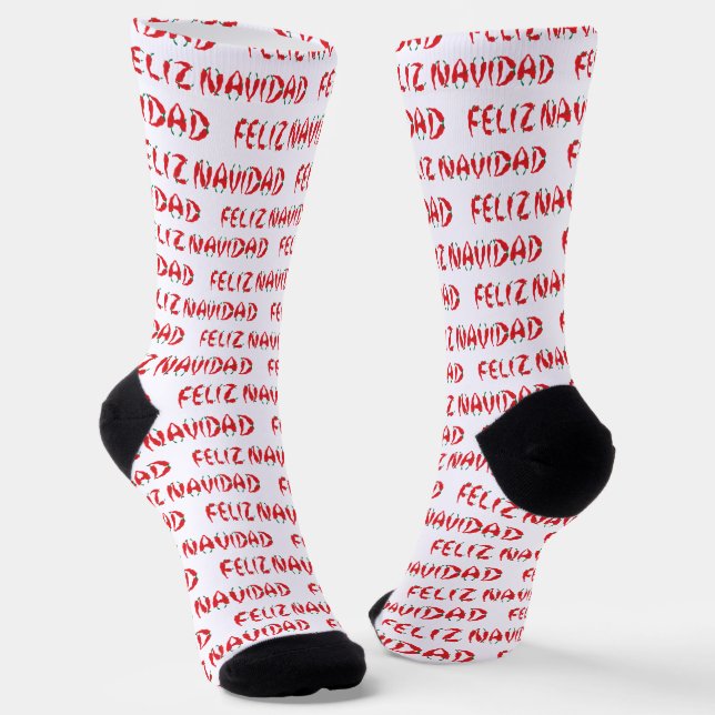 Chaussette Feliz Navidad Red Chile Pepper (Angulaire)