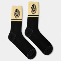 Ferme Fancy Chic Coqs Rayure Noir Jaune