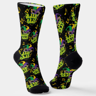 Chaussette Festive Mardi Gras