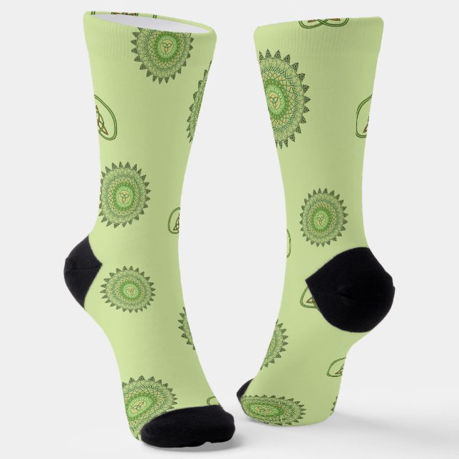 Chaussette Fête celtique de St. Patty (Angulaire)