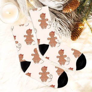 Chaussette Fête de Noël des cookies