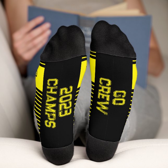 Chaussette Fête des pères Columbus Soccer Papa Chaussettes (Fond)