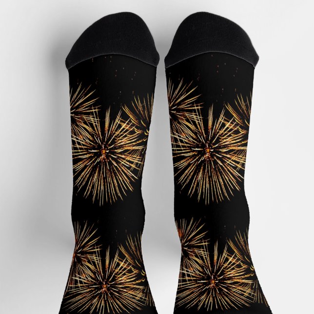 Chaussette Feu d'artifice ! Chaussettes festives (Haut)