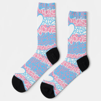 Chaussette Fierté Trans Squiggle