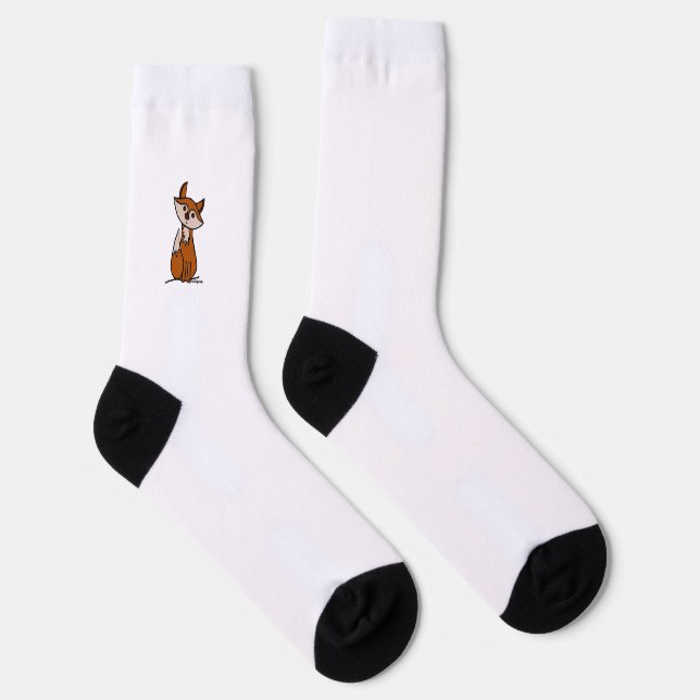 Chaussette Fig the Fox Crew Socks (Droite)