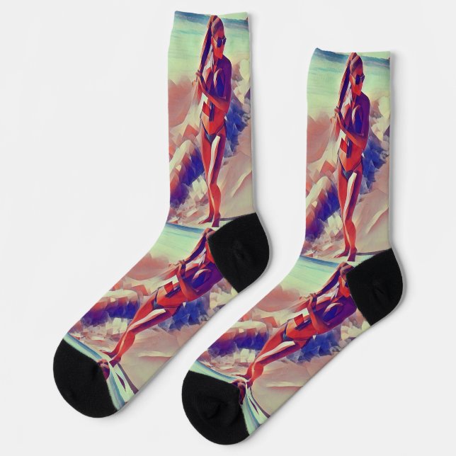 Chaussette Fille de la plage Thunder_Cove  (Gauche)