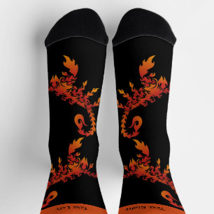 Chaussette Flames Chaussettes Scorpion