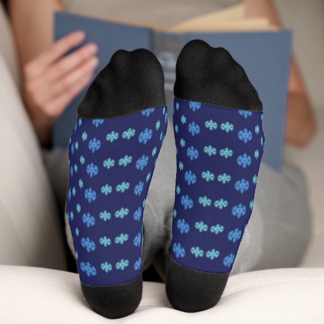Chaussette Flèches bleues (Fond)