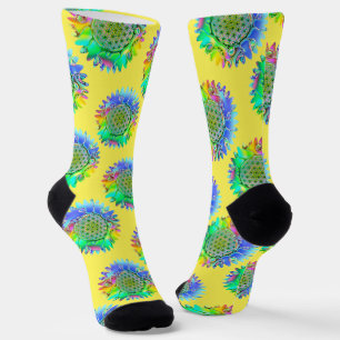 Chaussette Fleur De Vie - Fleur Géométrique 4