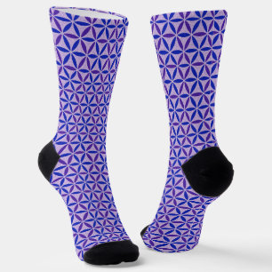 Chaussette FLEUR DE VIE - motif timbre 4