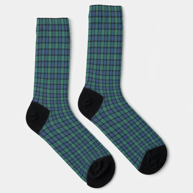 Chaussette Fleur d'Ecosse Tartan écossais original (Droite)