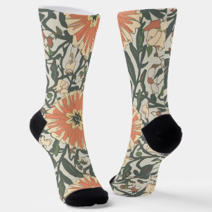 Chaussette Fleurs