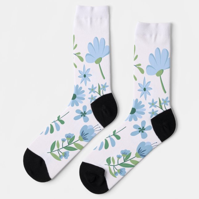 Chaussette Fleurs (Gauche)