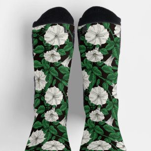 Chaussette Fleurs de lune 2