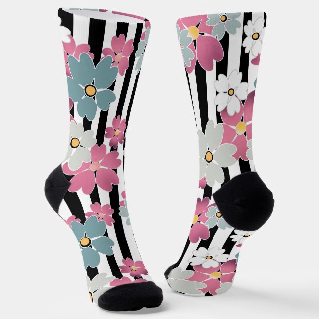 Chaussette Floral (Angulaire)