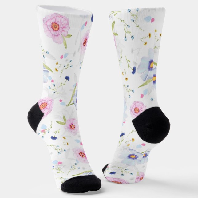 Chaussette Floral (Angulaire)