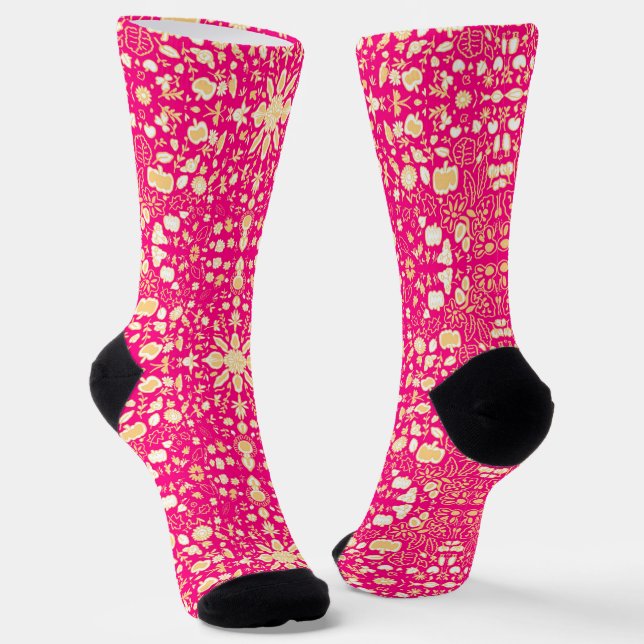 Chaussette Florales festives (Angulaire)