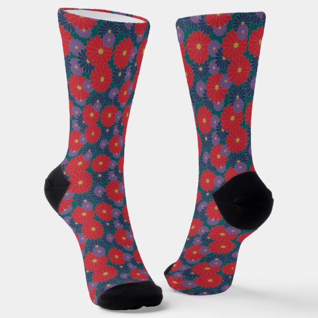 Chaussette Flore de automne scintillante (Angulaire)