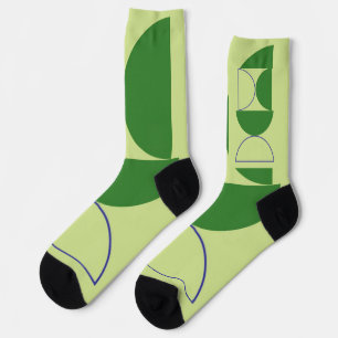 Chaussette formes abstraites art