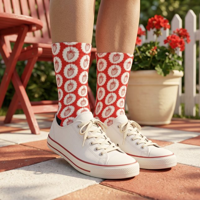 Chaussette Fraise (Créateur téléchargé)