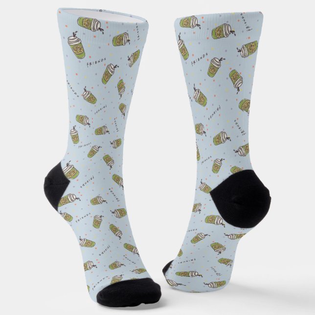 Chaussette FRIENDS™ | Motif Polka Dot Central Perk (Angulaire)