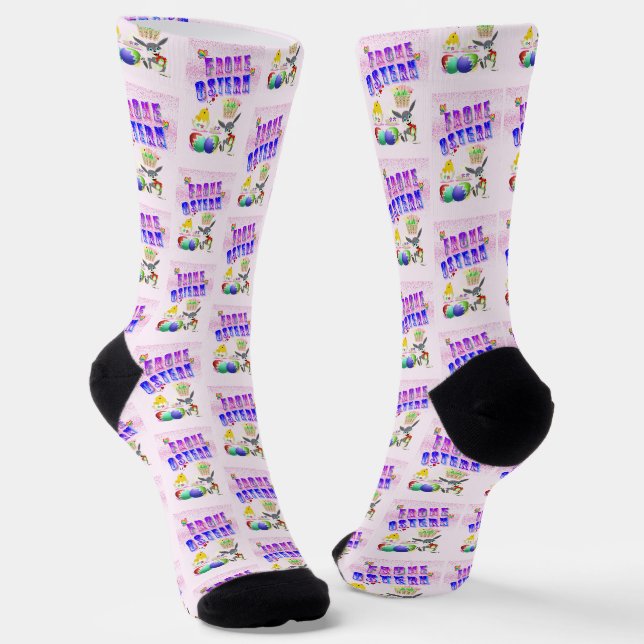Chaussette Frohe Ostern (Angulaire)