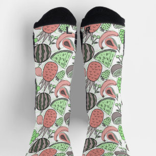 Chaussette Fruit motif transparent motif de surface de frui