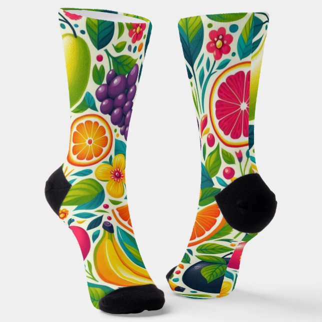 Chaussette Fruits colorés (Angulaire)