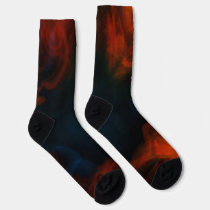 Chaussette Fumée et flammes