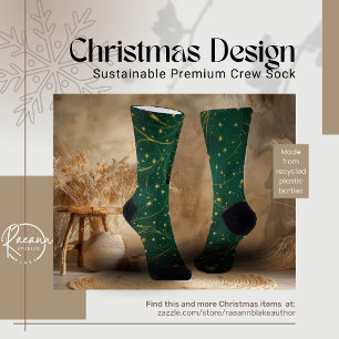 Chaussette Fun Christmas Design Sustainable Premium Crew Sock
