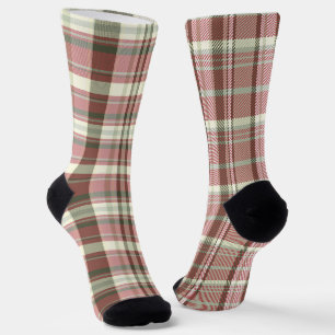 Chaussette Fun Mismatch Odd Noël Plaid