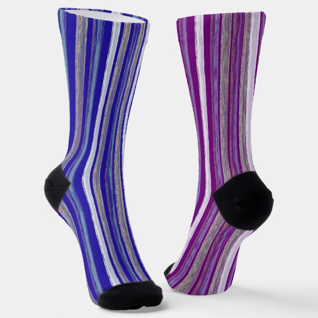 Chaussette Fun Stripes Odd Chaussettes Non Correspondantes (Angulaire)