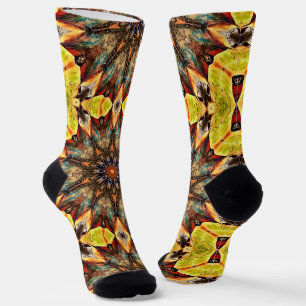 Chaussette Funky Mandala Art Crazy Chaussettes