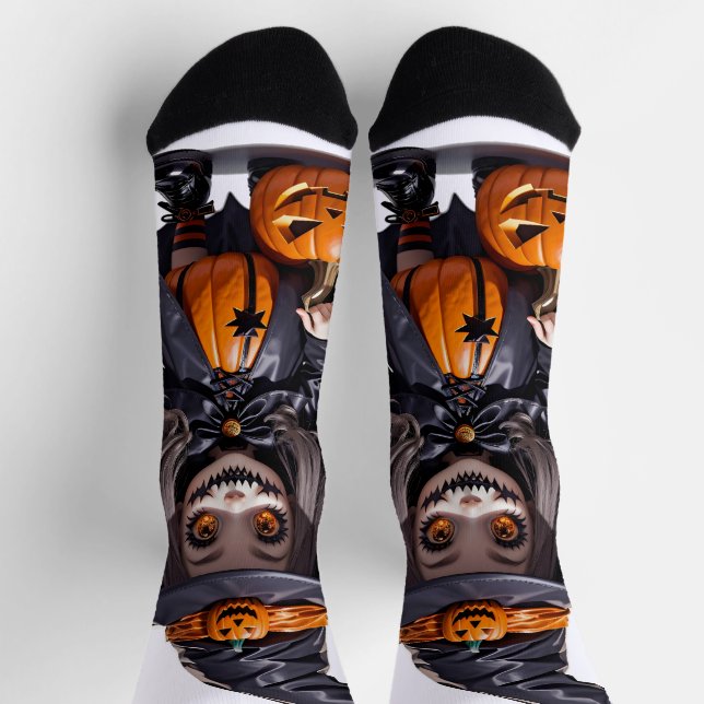 Chaussette Funny whitch (Haut)