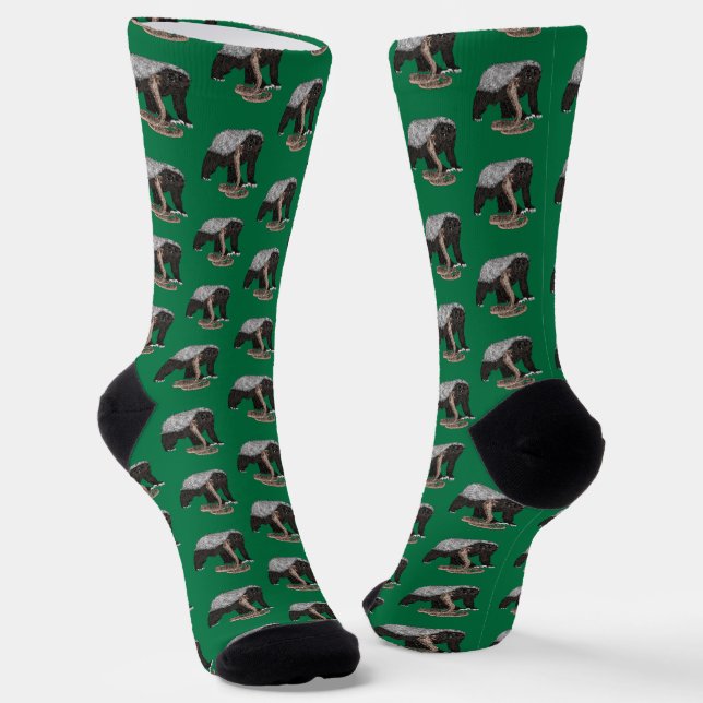 Chaussette Furet à miel Cobra Serpent Noël Badass (Angulaire)