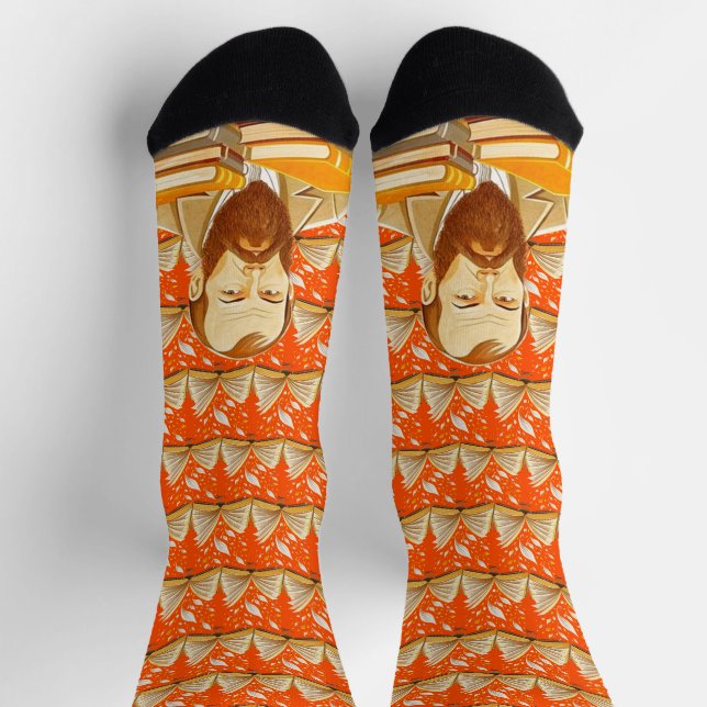 Chaussette Fyodor Dostoevsky, cravate de littérature (Haut)