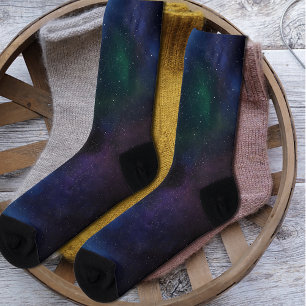 Chaussette Galaxie de la nébuleuse du voile céleste Champ d'é